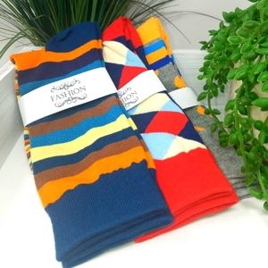 Fashion Color Block Socks